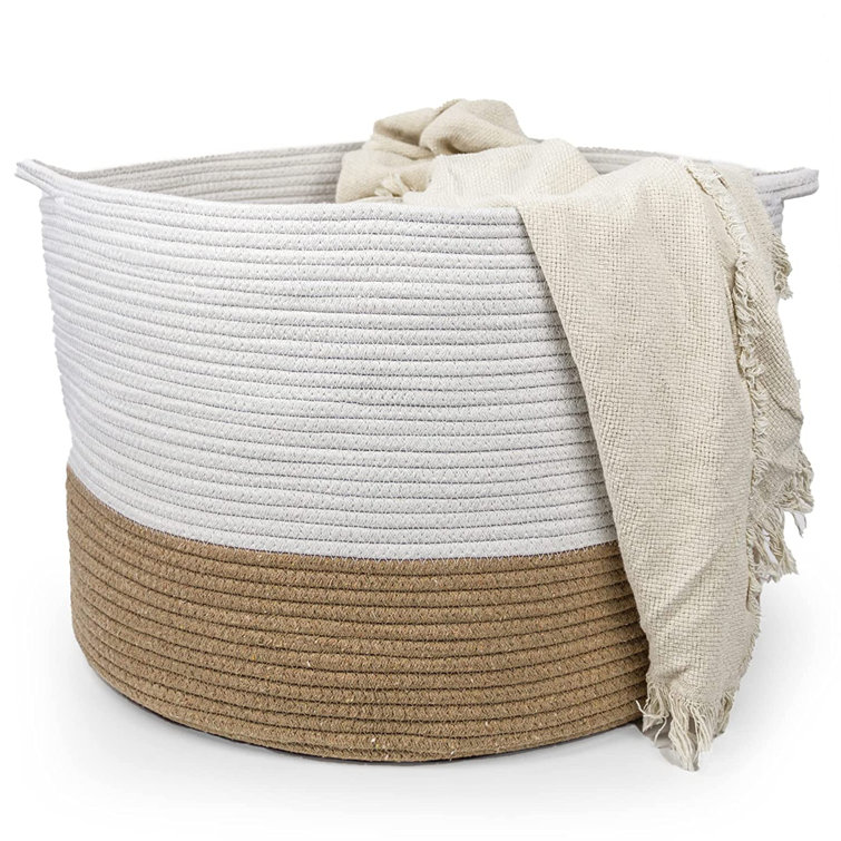 Dovecove Fabric Laundry Basket with Handles &amp; Reviews - Wayfair Canada
